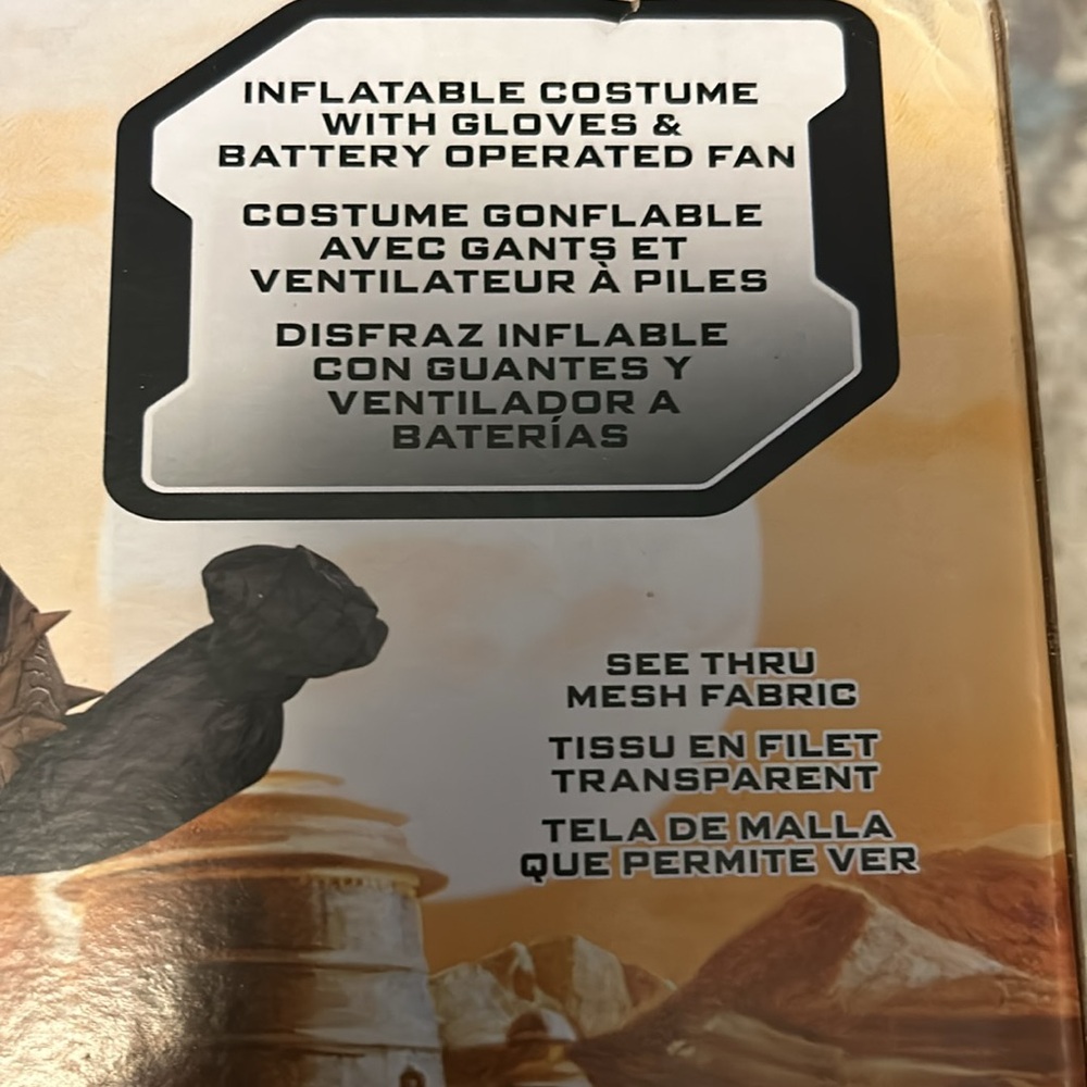 Star Wars The Book of Boba Fett Krrsantan Inflatable Costume - Picture 2 of 3